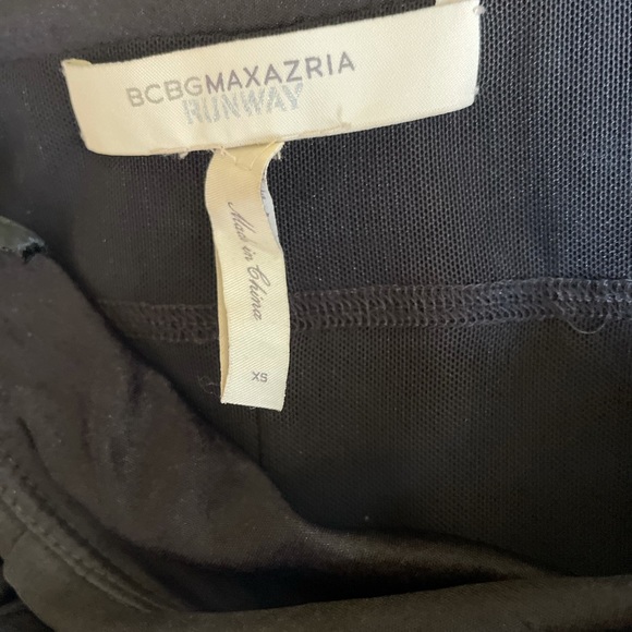 BCBG One Shoulder Black Dress - Picture 2 of 2